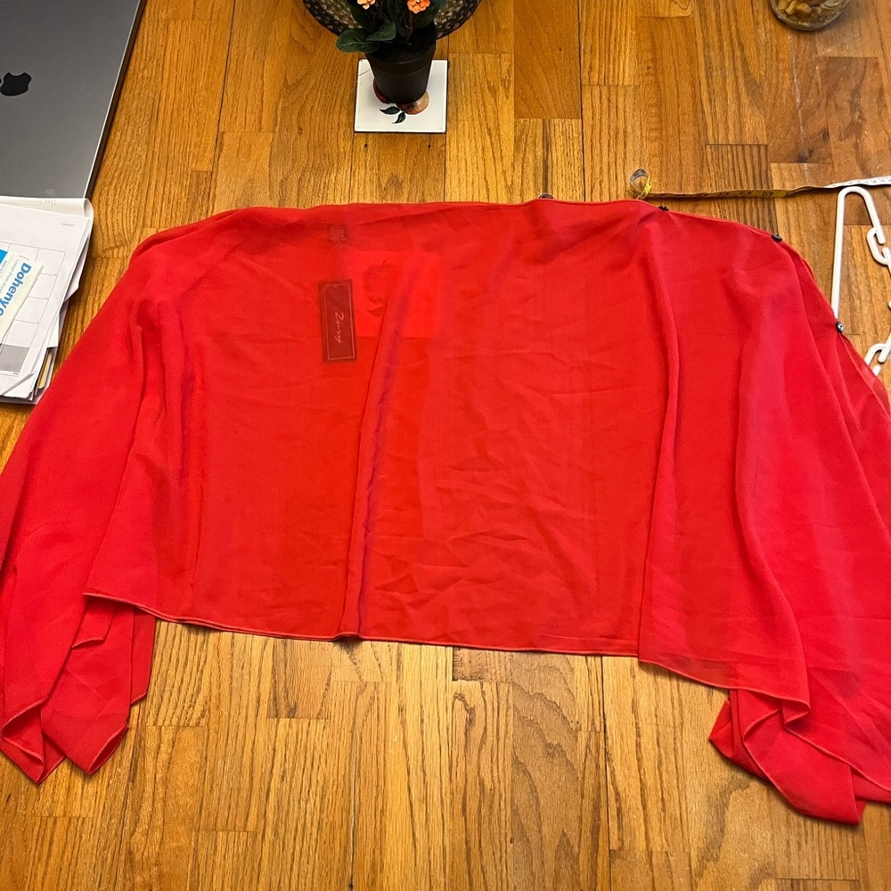 NWT Sheer Poncho/Pullover